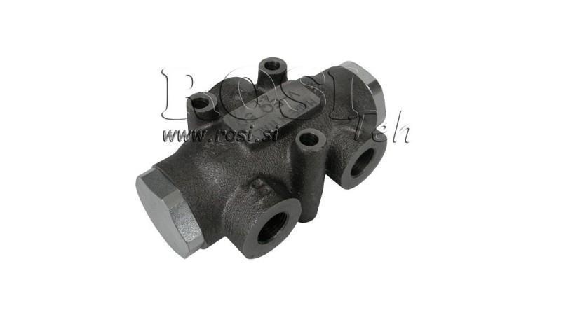 HYDRAULIKVERTEILUNGSVENTIL FLUSS V01006 40 - 60 lit - 1/2 - 250 bar (max.300 bar) V-EQ30