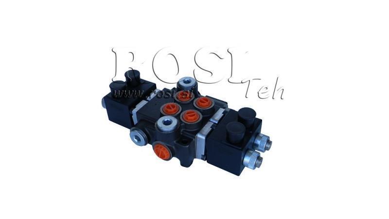 HYDRAULIC VALVE 2xZ50 12V DC