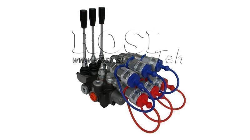 HYDRAULINEN VENTTIILI 3xP40 LAAJENEMINEN