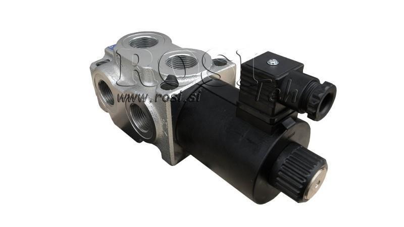valvă cu 6 căi 3/4 (6/2) 12V - 140lit