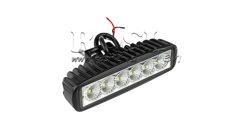 LED ARBEIDSLYS - LYS 6 LED 18W 12V-24V