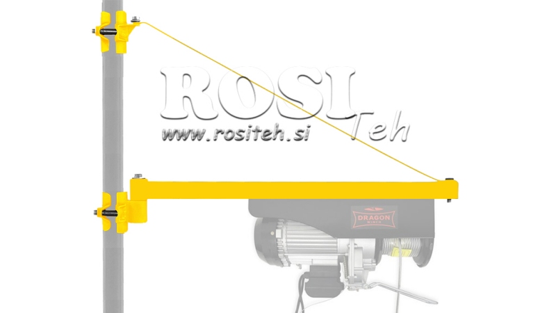 BRAȚ OSCILANT PENTRU WINCH ELECTRIC DWI 750 mm 1000 kg