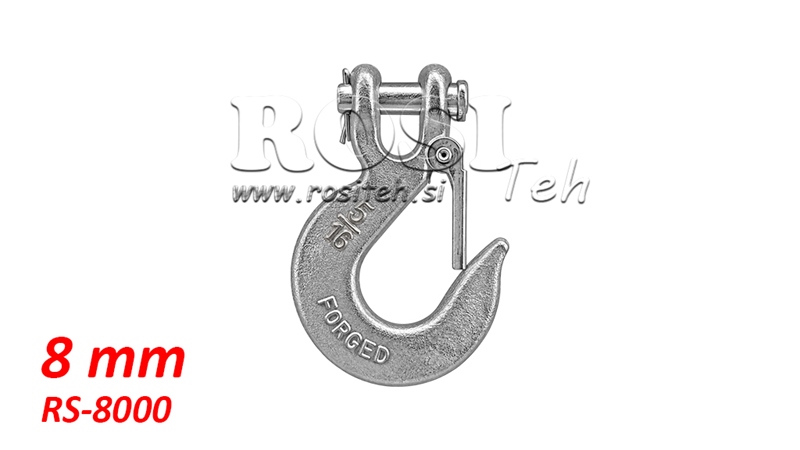HAKEN MIT SICHERHEITSKLAPPE - 5/16