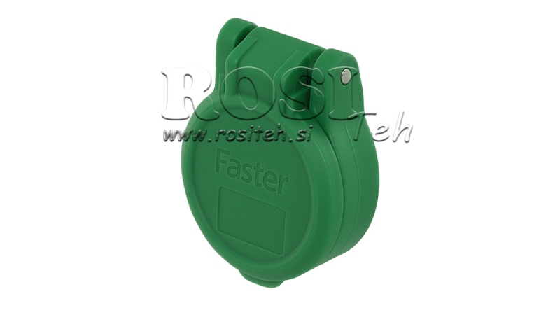 CUBIERTA PROTECTORA VERDE PVC ACOPLAMIENTO RÁPIDO FEMENINO EMPUJE TIRÓN