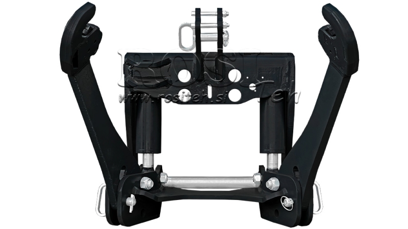 UNIVERZALNI KIT PREDNJA ČELNA HIDRAVLIKA 2KAT ZA TRAKTOR 1500kg ČRNA (RAL-9005)