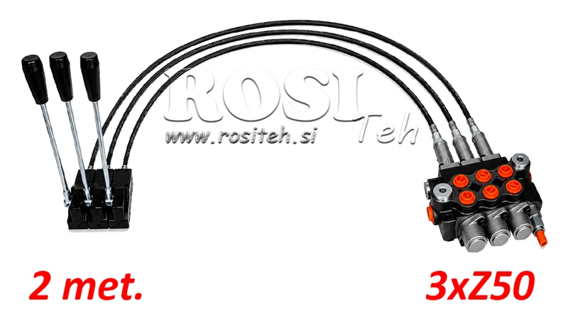 KIT 3xZ50 + JOYSTICK 1 POZ L2000