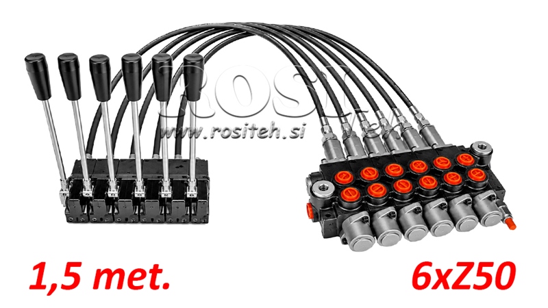 KIT 6xZ80 + JOYSTICK 1 POSIZIONE L1500