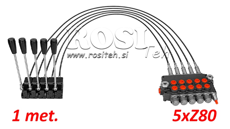 KIT 5xZ80 + JOYSTICK 1 POSIZIONE L1000