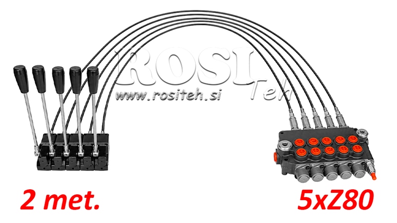 KIT 5xZ80 + JOYSTICK 1 POSIZIONE L2000