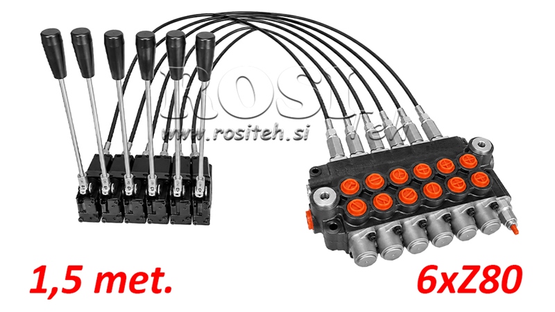 KIT 6xZ80 + JOYSTICK 1 POSIZIONE L1500