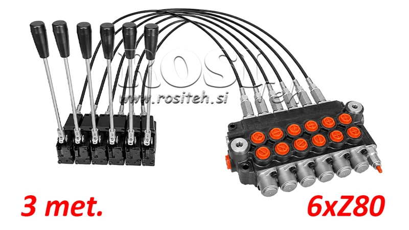KIT 6xZ80 + JOYSTICK 1 POZ L3000