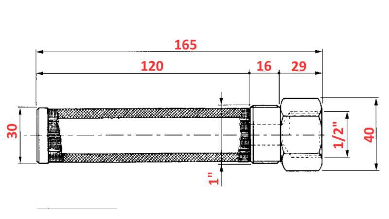 HYDRAULINEN PUTKIFILTRI 250u 1/2 - 1