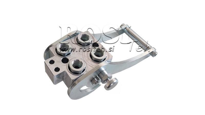 RACCORD MULTI-FASTER 4 voies BSP1/2 NOUVEAU TYPE PIÈCE TRACTEUR