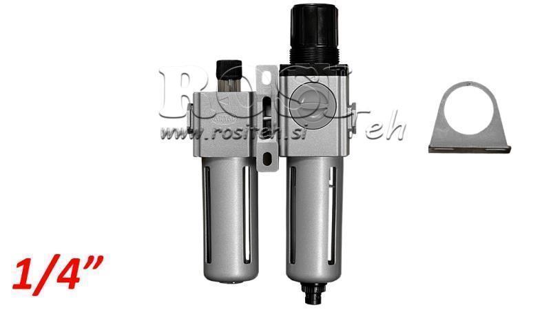 PNEUMATISK FORBEREDENDE ENHED 200 G1/4 40µ 0-10b