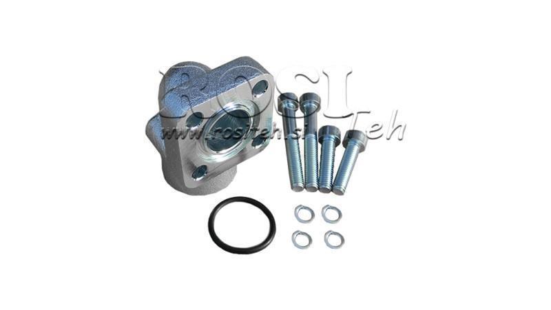 CONEXÃO DE TUBO 3/8 - FLANGE RETA BOSCH fi 35