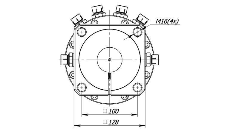 HIDRAVLIČNI ROTATOR GR30FF - 3000/1500 DVOJNA PRIROBNICA