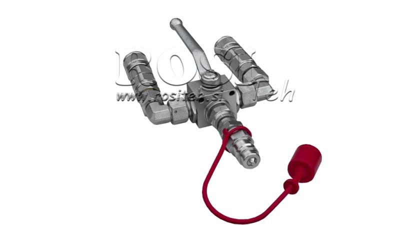 DIVISOR MANUAL SALIDA DE DESCARGA - EXCAVADORA