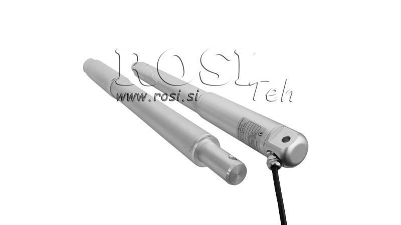 ELEKTRIČNI CILINDER 12V 150kg-5mm/sek HOD 100mm