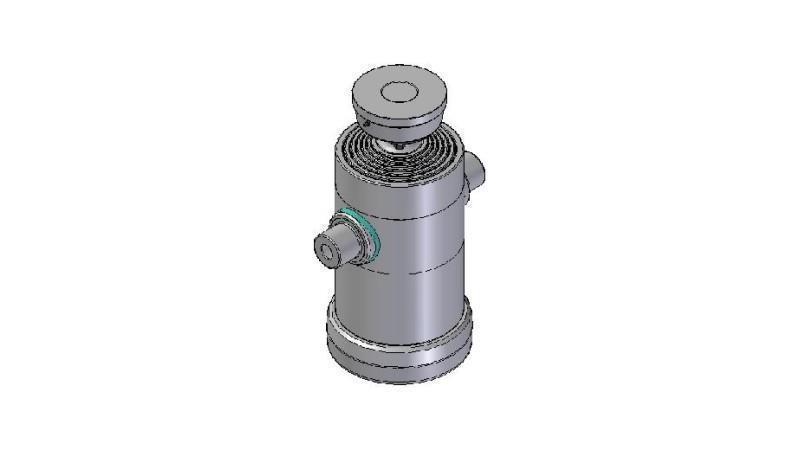 6064S -CILINDRO TELESCÓPICO ESTÁNDAR/BOLA 6 ETAPAS RECORRIDO 2100 DIÁMETRO 240