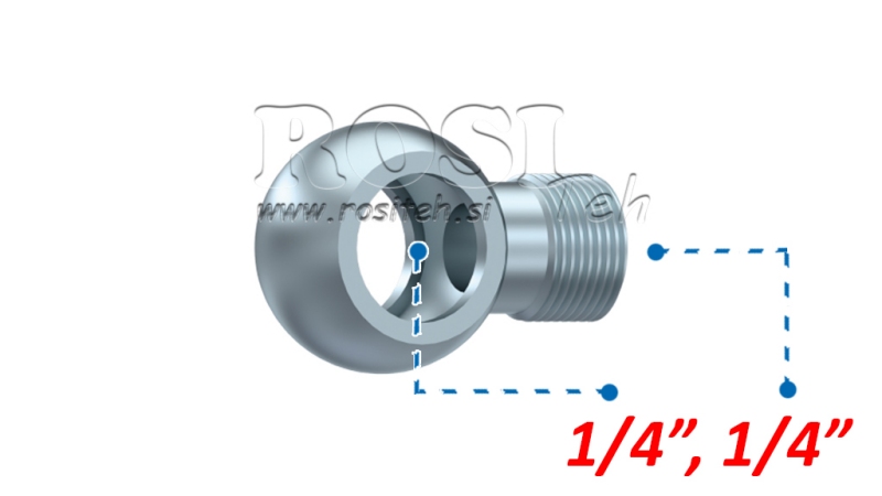HYDRAULICKÉ OČKO 1/4-1/4