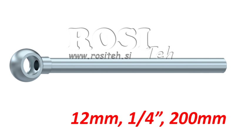 METALNA CIJEV BANJO 12mm 1/4 200mm