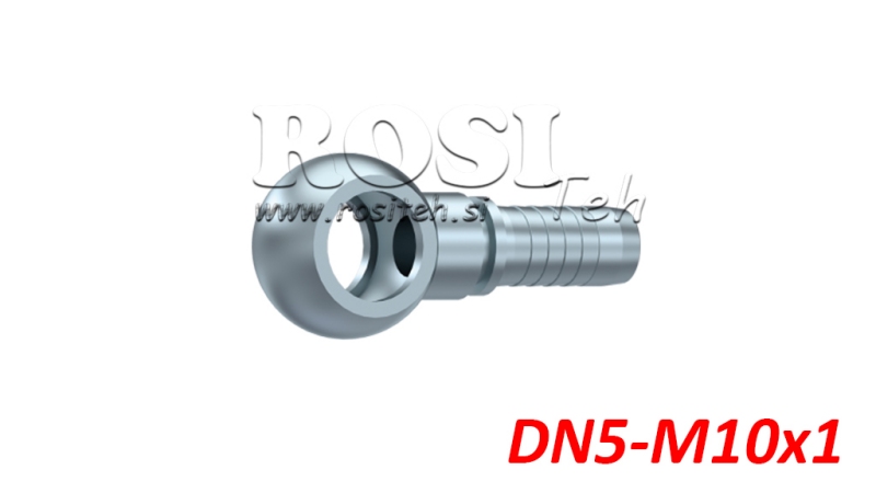 HYDRAULISK TILKOBLING RNM ØYE DN5-M10X1