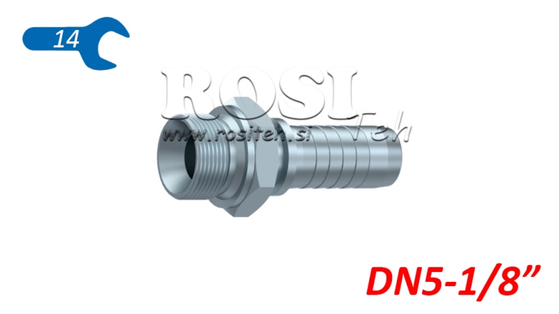 HYDRAULIC FITTING BSP MALE DN5-1/8