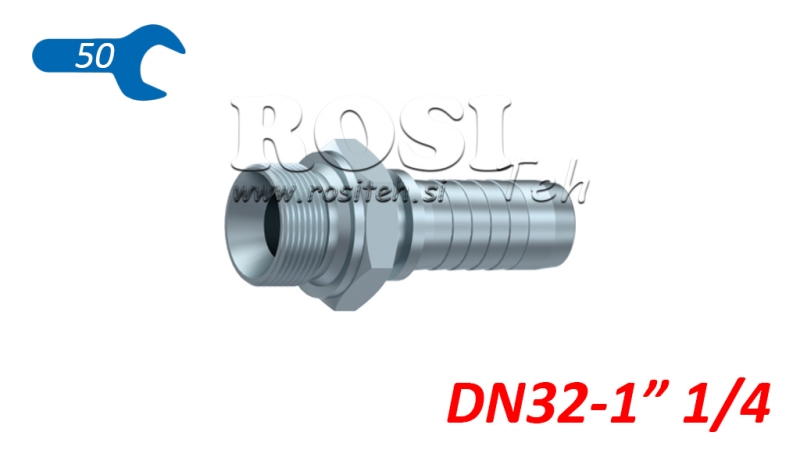HYDRAULIC FITTING BSP MALE DN32-1 1/4