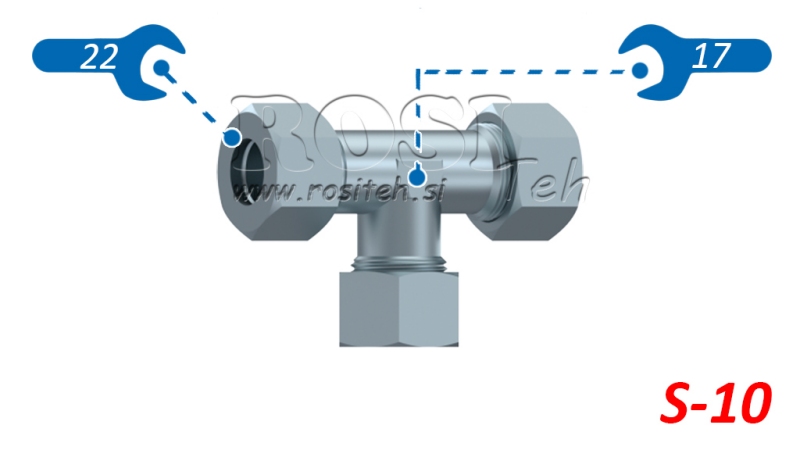 HIDRAVLIČNI T KOM S-10 MOŠKI M18x1,5