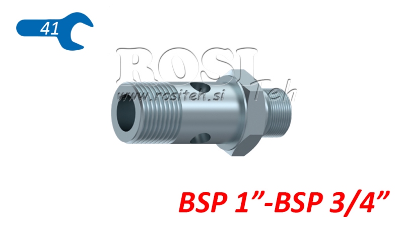 HIDRAVLIČNI VOTLI VIJAK BANJO BSP1 S PODALJŠANIM NAVOJEM BSP3/4