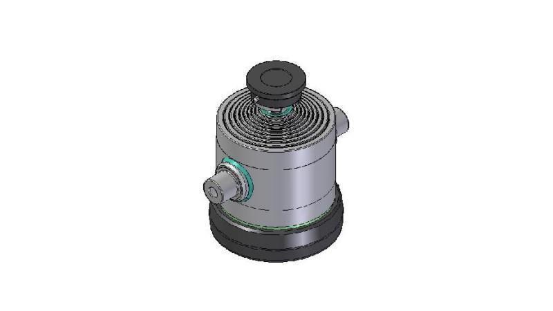 9049S -TELESCOPISK CYLINDER STANDARD/KUGLE 9 TRIN BEVÆGELSE 1842 DIAMETER 300