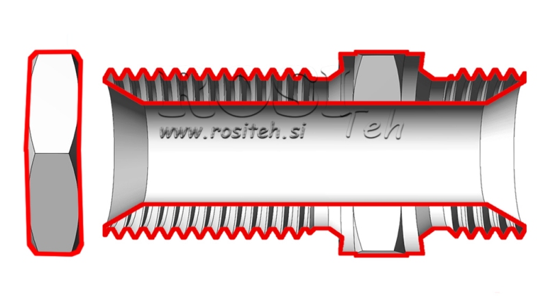 HYDRAULICZNY DOUBLE ACTING BSP EXTENDED 3/8