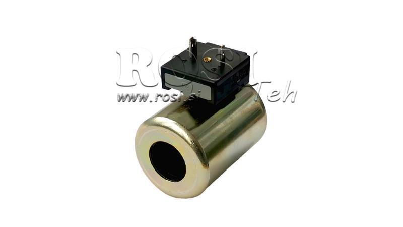 ELEKTROMAGNETICKÁ CÍVKA 12V DC - CB14 - fi 22.22mm-59mm 30W IP65