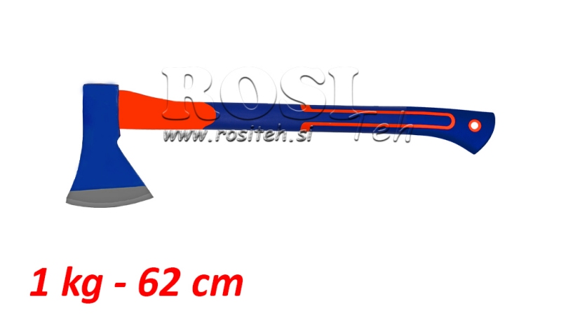 ØKS 1 KG KARBONHÅNDTAK 62 CM