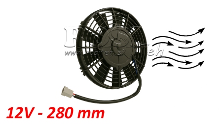 VENTILADOR AXIAL 280MM PULL 12V