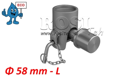 BALLE DE CAMION BENNE POUR REMORQUE fi58 GAUCHE eco