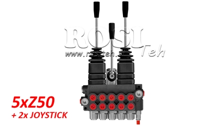 HID. VENTIL 5xZ50 + 2x JOYSTICK