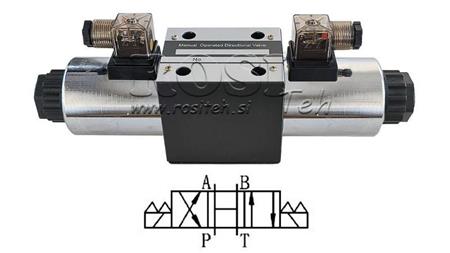 HYDRAULIC ELECTROMAGNETIC VALVE KV-4/3 CETOP 5 12/24/230V N3