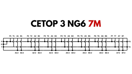 BASE CETOP3 NG6 7M