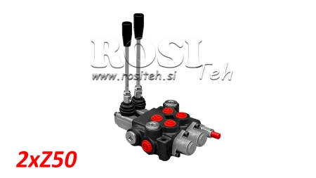 HIDRAULIKUS VEZÉRLŐTÖMB 2xZ50