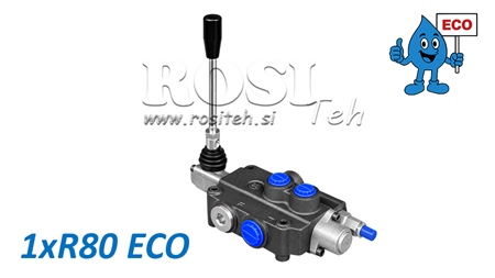 HIDRAVLIČNI ROČNI VENTIL – RAZVODNIK 1-SEKCIJSKI 1xR80 ECO