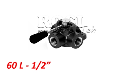 VANĂ MANUALĂ ÎN TREI PUNCTE DF 1/2 - 60LIT