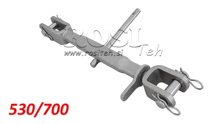 CHANDELLE DE RELEVAGE CHAPE/CHAPE FILETÉE 530/700