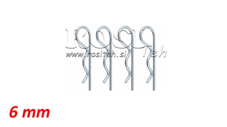 LÅSEPINNE 6 MM (4 STK)
