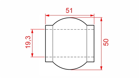 SFERA PER BRACCIO 50/19,3