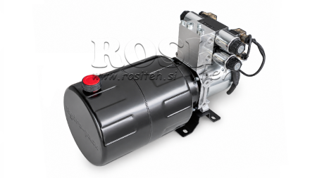 MINI HYDRAULIC POWER-PACK UNIT 24V DC - 2.2KW = 2.1CC - 8 LIT - 2X DOUBLE-ACTING UNIT (METAL)
