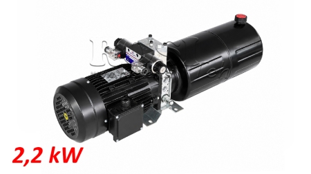 MINI HYDRAULICKÁ JEDNOTKA 380V AC (2,2 kW) - 8,0 cc - 11,2 lit/min - nádrž 12 lit