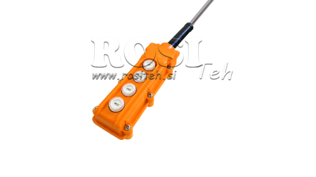 INTERruttore REMOTO SET 4 PULSANTI DX (FUNZIONAMENTO A DOPPIO AZIONAMENTO)