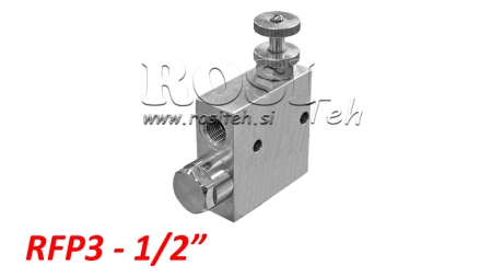 REGULATEUR DE DEBIT HYDRAULIQUE RFP3 -1/2