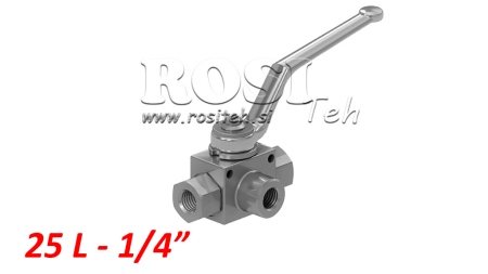 HAND 3-WAY VALVE RS3 1/4